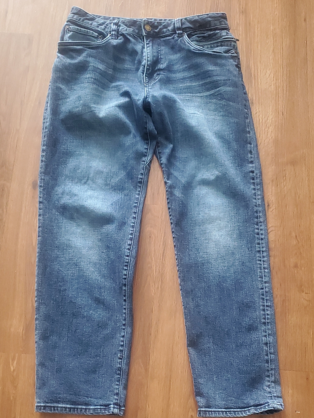 Prana Men's Faded Blue Straight Jeans